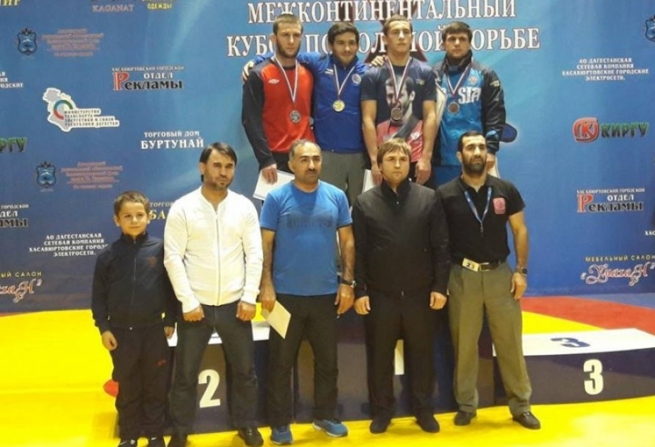 Azerbaijani freestyle wrestlers take four medals at Intercontinental Cup