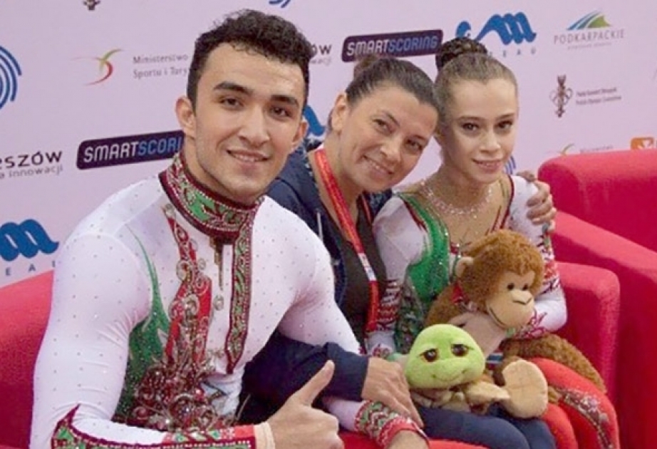 Azerbaijani duo win bronze medal at European Championships in Acrobatic Gymnastics