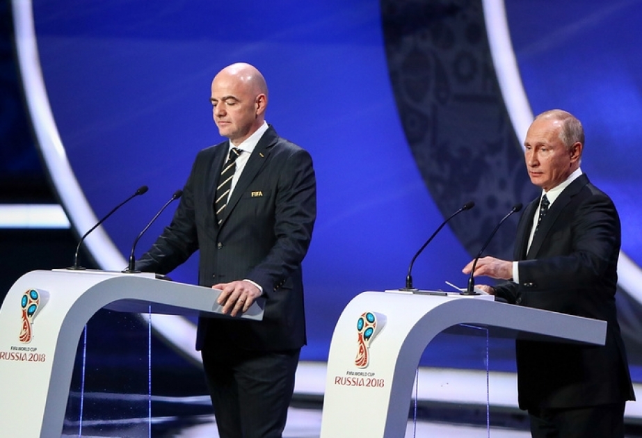 Moskvada futbol üzrə dünya çempionatının püşkü atılır: mərasimi Rusiya Prezidenti açıb