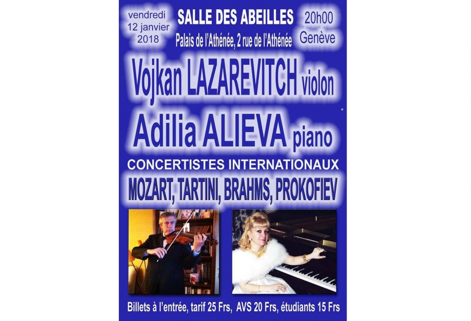 La pianiste de renom mondial Adilia Alieva se produira en concert à Genève