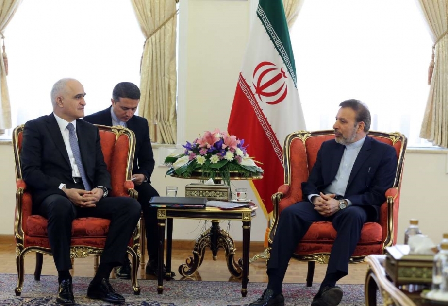 Şahin Mustafayev İranın Prezident Aparatının rəhbəri ilə görüşüb
