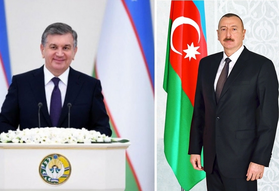 Präsident von Usbekistan gratuliert Präsident Ilham Aliyev zum Wahlsieg