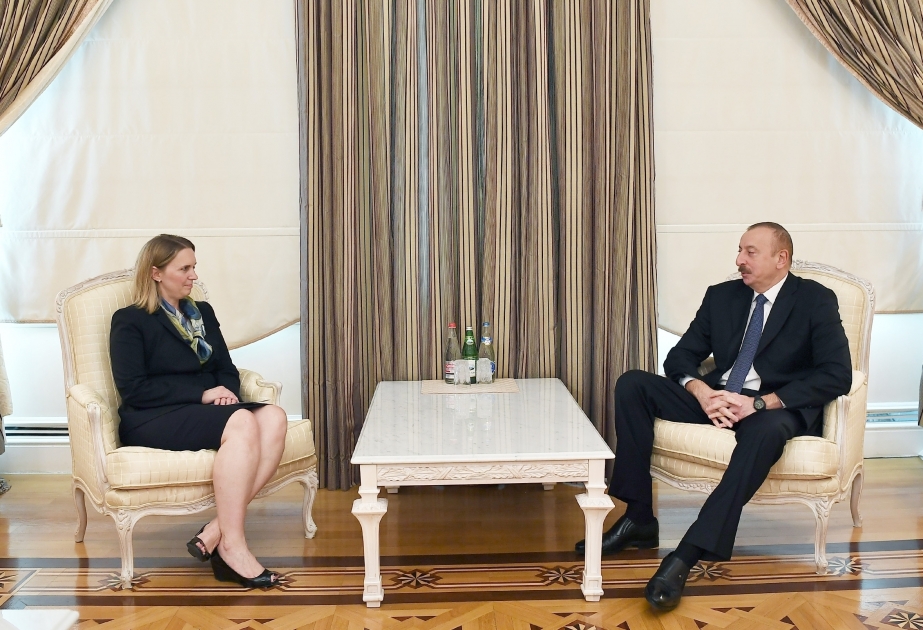 Entretien du président Ilham Aliyev avec la sous-secrétaire d’Etat adjointe américaine aux affaires européennes et eurasiennes VIDEO