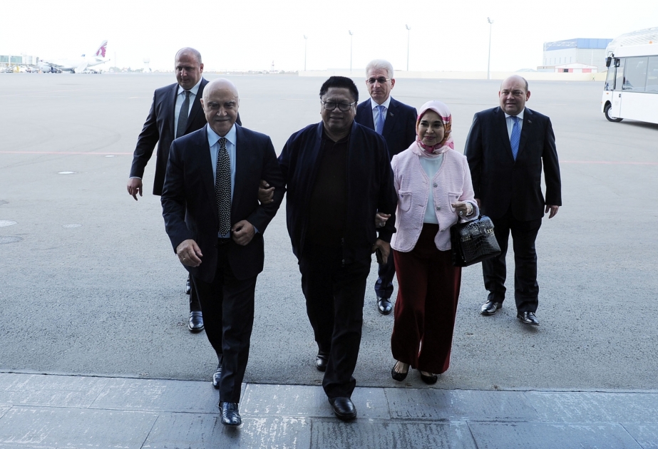 Le président du Conseil des représentants régionaux de l’Indonésie arrive en Azerbaïdjan pour une visite de travail