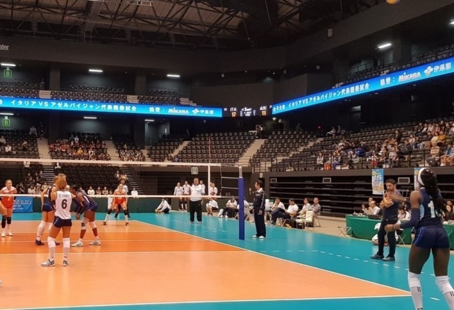 Сборная Азербайджана по волейболу уступила Италии