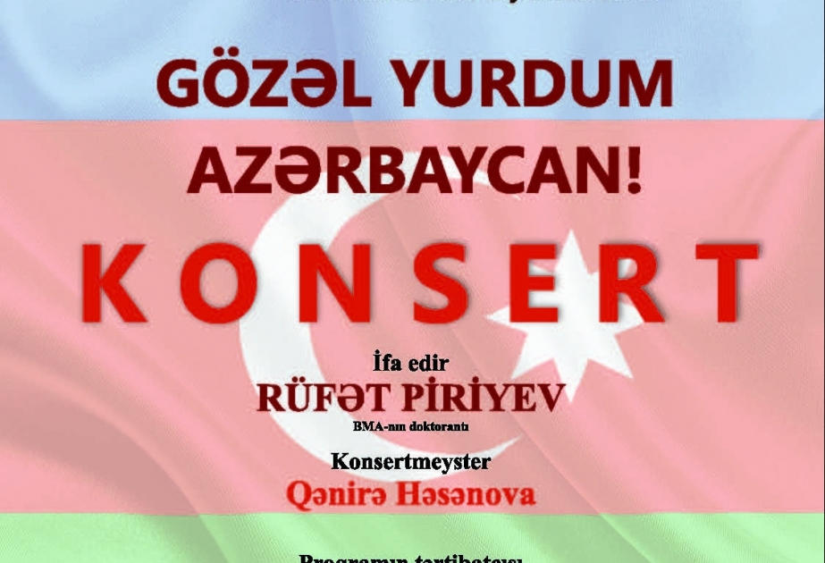 “Gözəl yurdum Azərbaycan” adlı konsert proqramı təqdim edilib