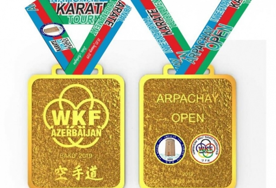 Bakı İdman Sarayında “Arpaçay Open” beynəlxalq karate turniri start götürüb