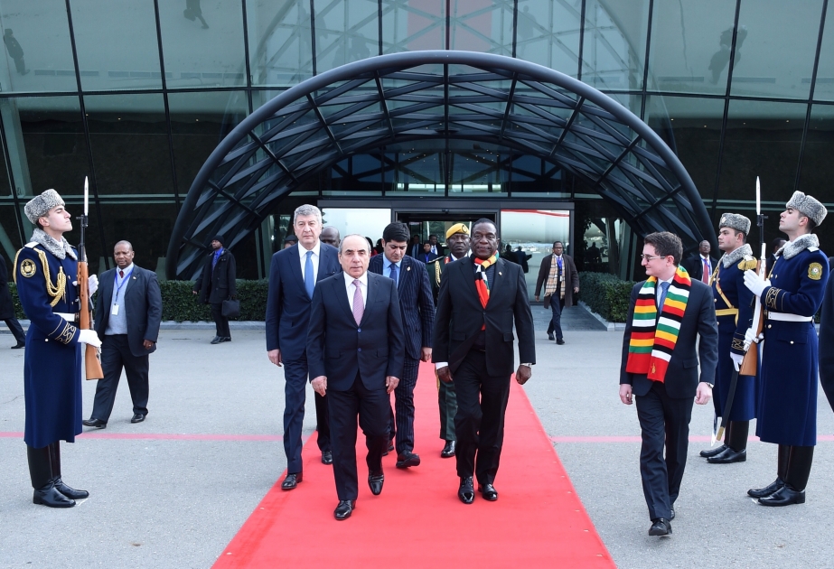 Zimbabwean President Emmerson Mnangagwa ends working visit to Azerbaijan