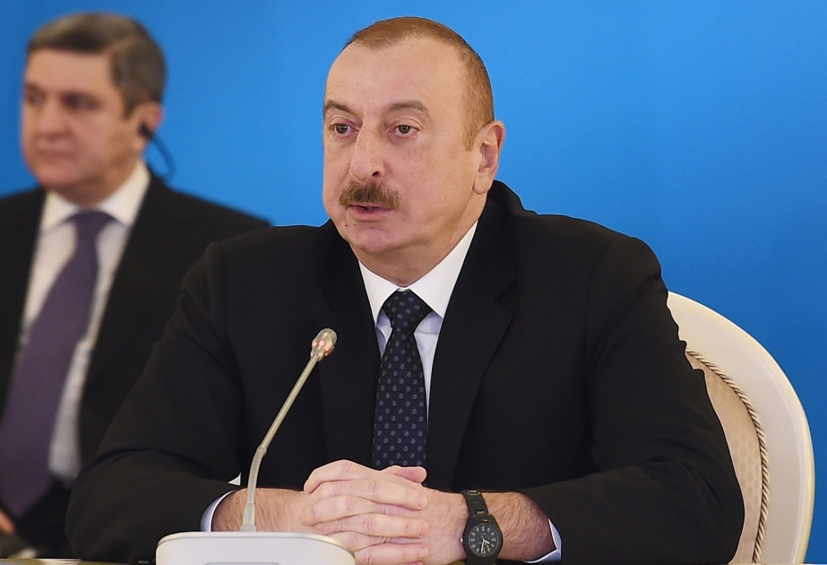 Präsident Ilham Aliyev: Aserbaidschan wird zu einem Verkehrszentrum von Euroasien