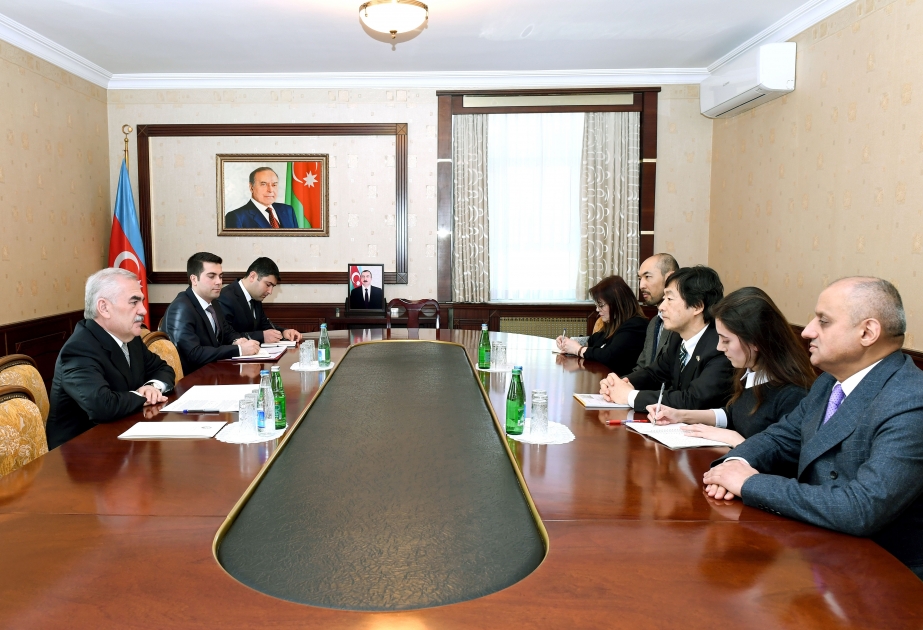 Председатель Верховного Меджлиса Нахчыванской Автономной Республики встретился с послом Японии в нашей стране