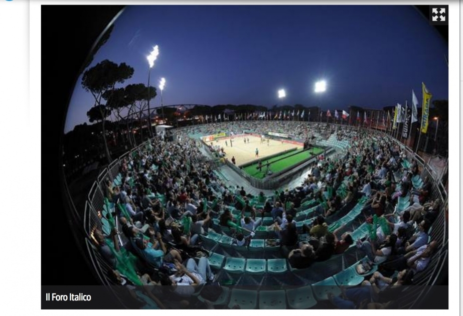 2021-ci ildə çimərlik voleybolu üzrə dünya çempionatı Romada keçiriləcək