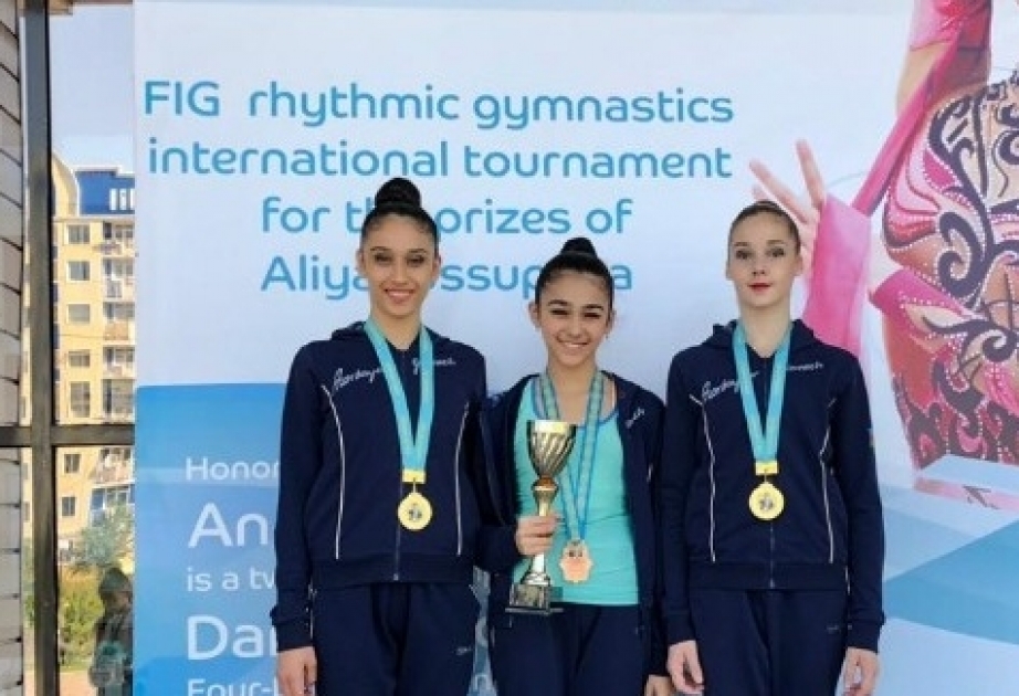 Gənc bədii gimnastımız Qazaxıstanda bürünc medal qazanıb
