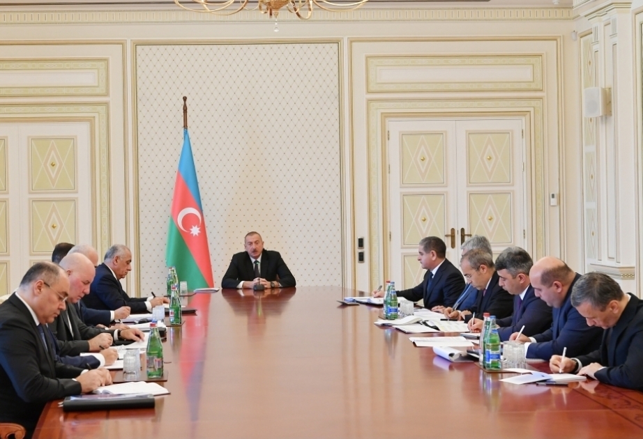 Präsident Ilham Aliyev: Landwirtschaft in erster Jahreshälfte um 13% gewachsen