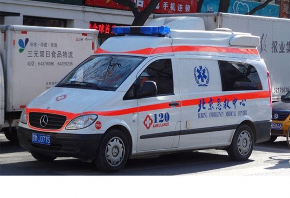 Çində avtomobilin partlaması nəticəsində 5 nəfər ölüb