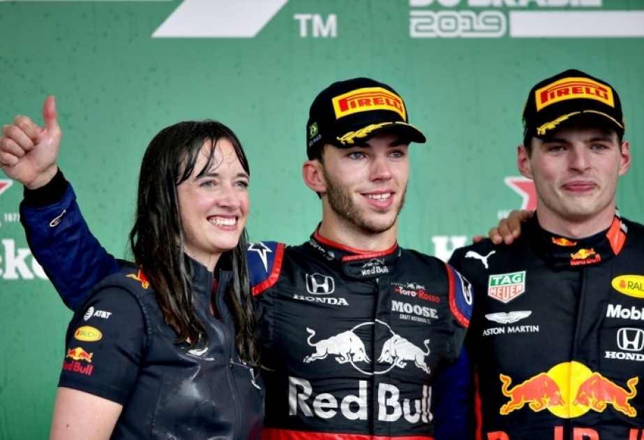 Подиум Гран-при Бразилии - самый молодой в истории Формулы-1