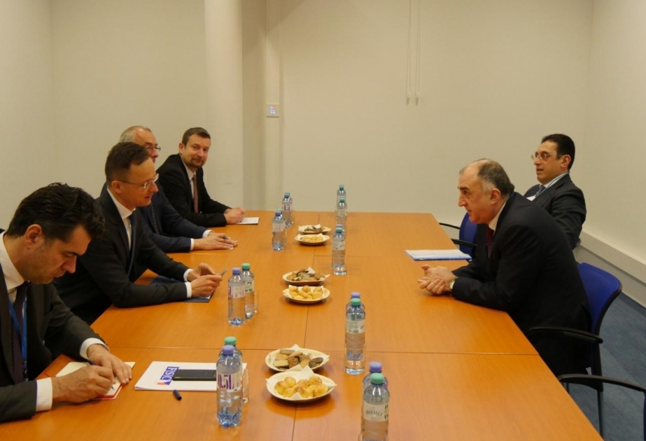 وزير الخارجية الاذربيجاني يلتقي نظيره الهنغاري في فيينا