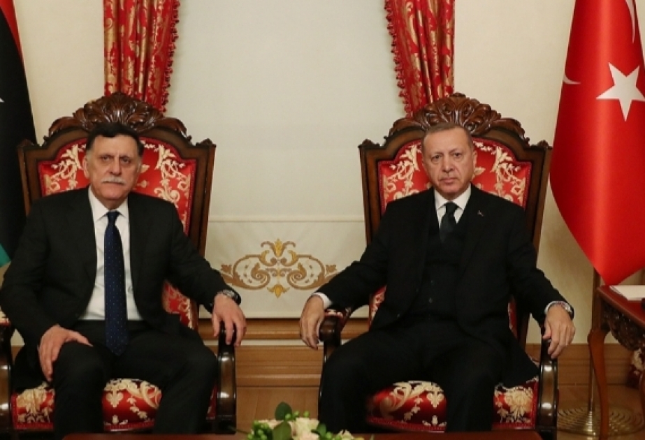 Türkiyə Prezidenti Liviya Milli Razılıq Hökumətinin başçısı ilə görüşüb