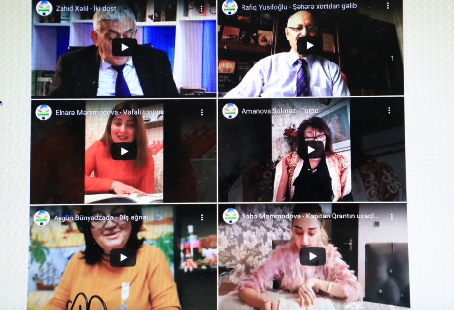Respublika Uşaq Kitabxanası uşaq yazarlarının videolarını təqdim edib