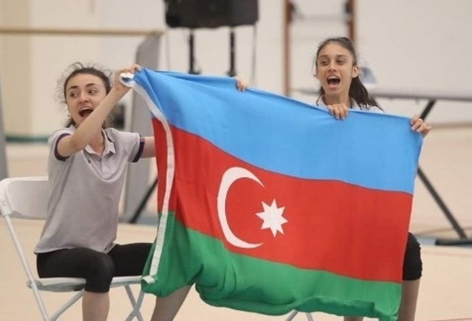 Gimnastas azerbaiyanas e israelíes celebraron una competición online