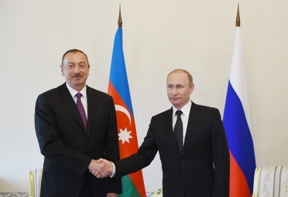 President Ilham Aliyev phoned Russian President Vladimir Putin