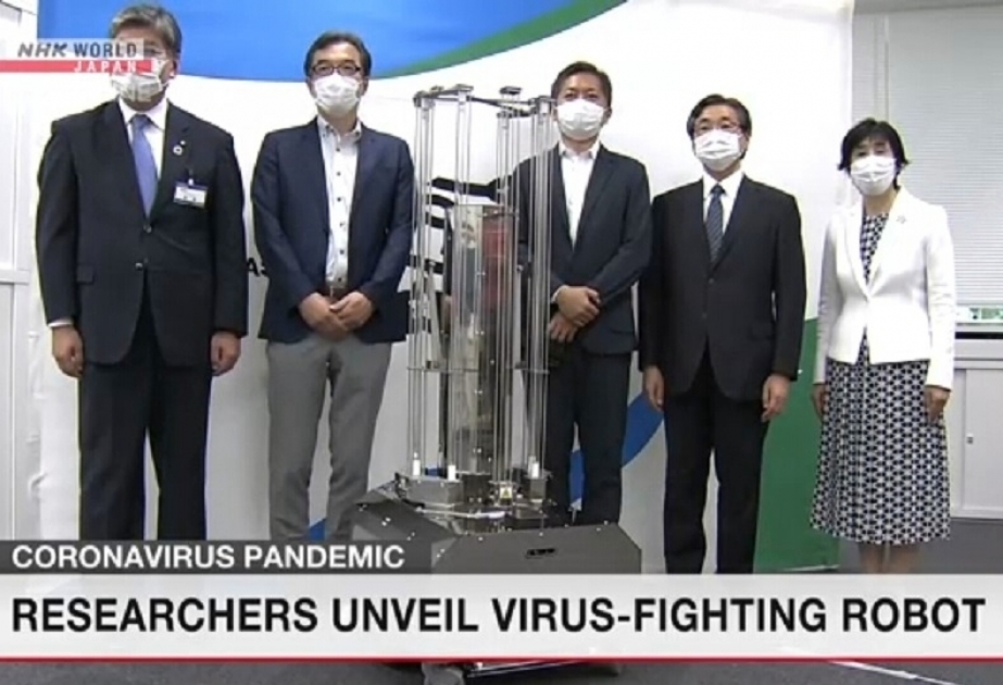 Yaponiyada ultrabənövşəyi şüalar vasitəsilə koronavirusu məhv edən robot hazırlanıb