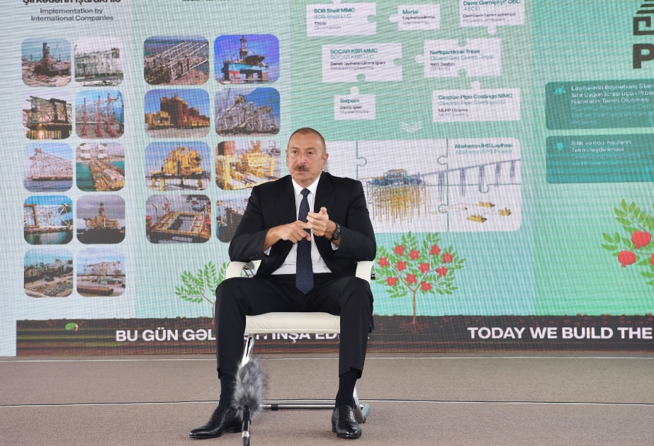 Präsident Ilham Aliyev: Armenien stellt eine Bedrohung für regionale Stabilität dar