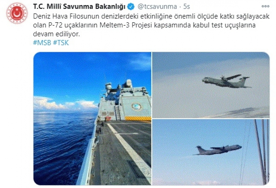 Türkiyə Ordusunun arsenalına “P-72” hərbi təyyarələri daxil olur