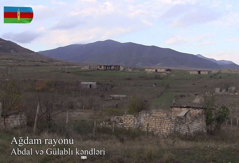 Vidéo des villages de la région d'Aghdam, libérés de l'occupation VIDEO