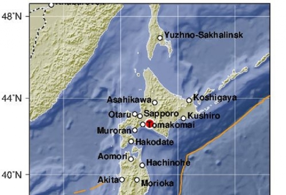 На севере Японии произошло землетрясение магнитудой 5,4