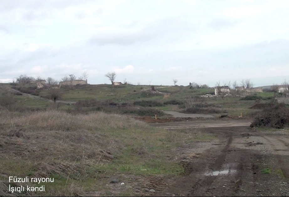 Verteidigungsministerium: Videoaufnahmen aus dem befreiten Dorf Ischigli im Bezirk Füsuli VIDEO