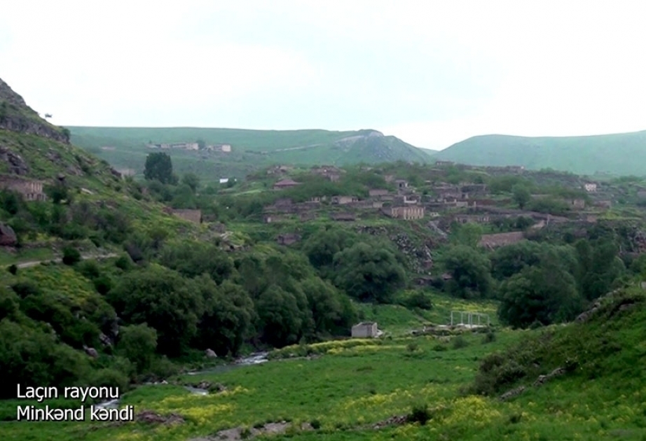 Azerbaijan's Defense Ministry releases video footages from Minkand village, Lachin district VIDEO