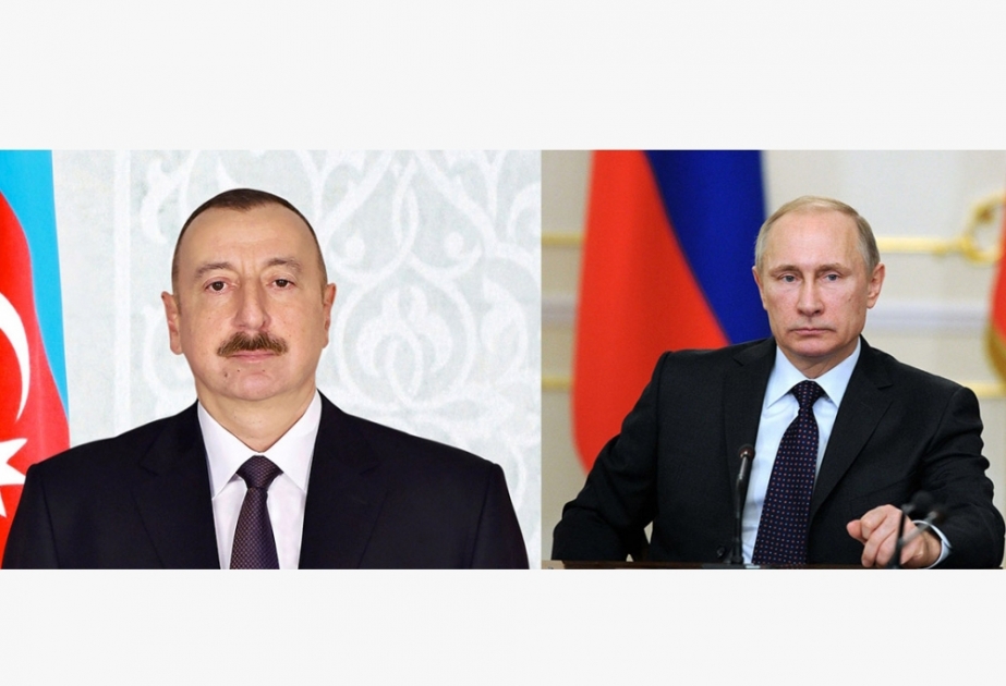 Azərbaycan Prezidenti İlham Əliyev Rusiya Prezidenti Vladimir Putinə başsağlığı verib