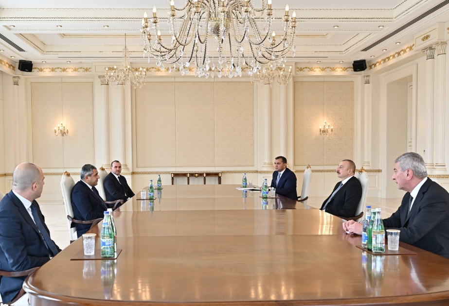 伊利哈姆·阿利耶夫总统接见世界旅游组织秘书长