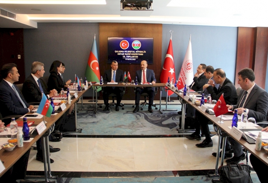 Comienza la reunión de la Comisión Permanente Mixta de Cooperación en el ámbito del trabajo y la protección social entre Azerbaiyán y Turquía