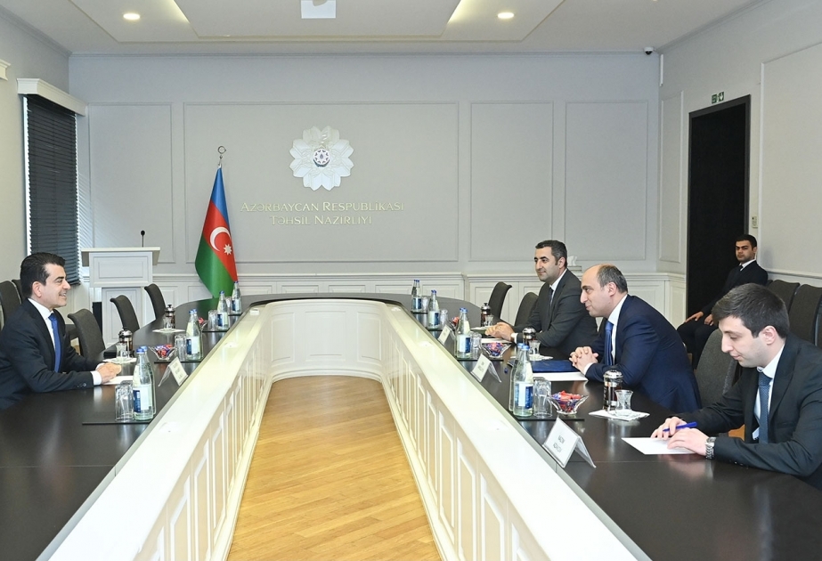 Entretien du ministre azerbaïdjanais de l’Education avec le Directeur général de l’ICESCO