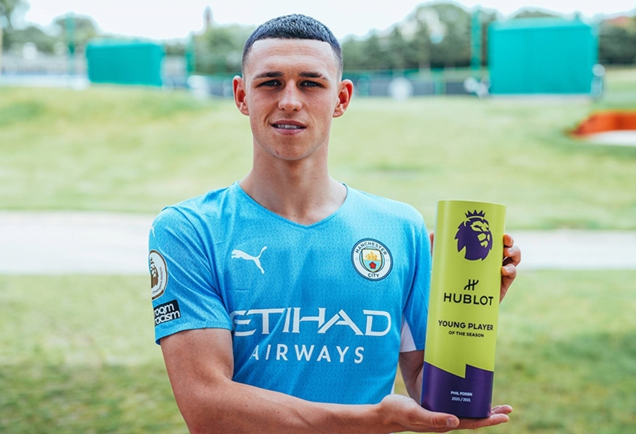 Man City midfielder Phil Foden wins Premier League Young Player of the Year award after stellar campaign