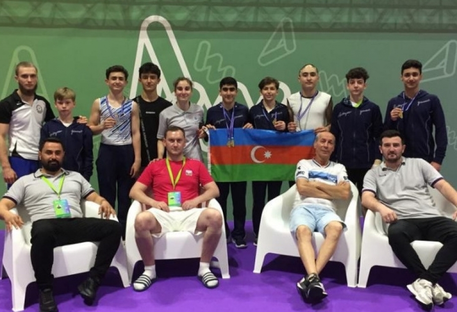 Gimnastlarımız üçüncü “Aere Trampoline Cup” beynəlxalq turnirində 4 medal qazanıblar