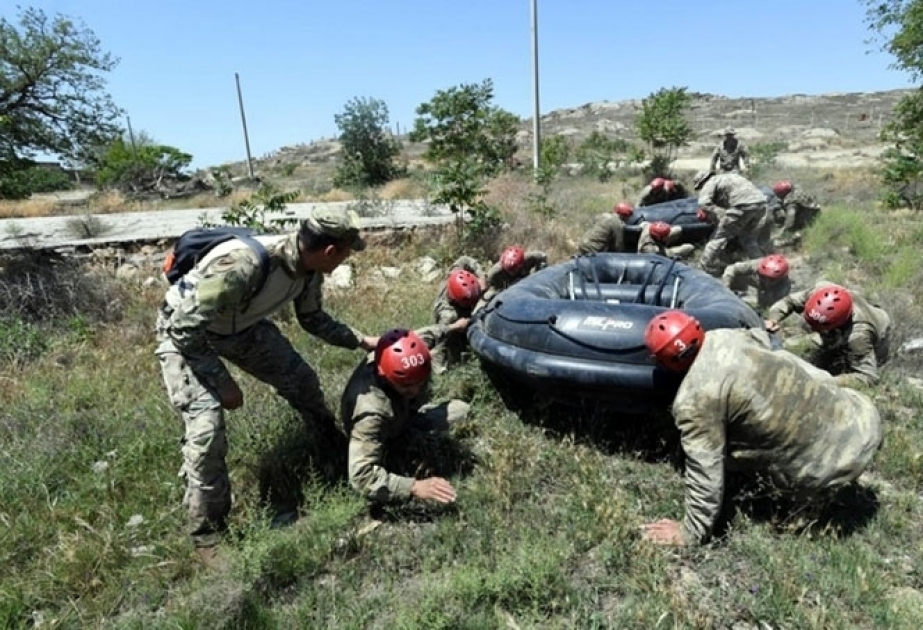 Ministerio de Defensa de Azerbaiyán: “El entrenamiento de los marines continúa”