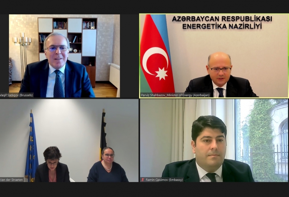 Ministros de energía de Azerbaiyán y Bélgica abordaron la cooperación energética entre dos países