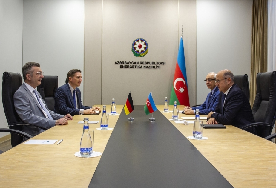 阿塞拜疆能源部长会见德国新任驻阿塞拜疆大使