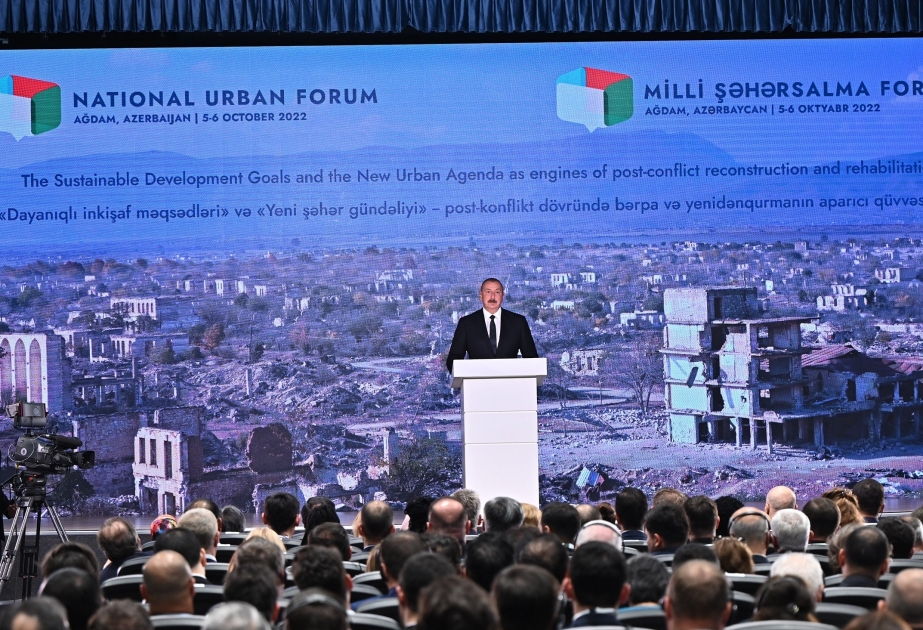 Le président azerbaïdjanais : Malgré les oppressions que notre peuple avait subies, nous avons proposé la paix à l'Arménie