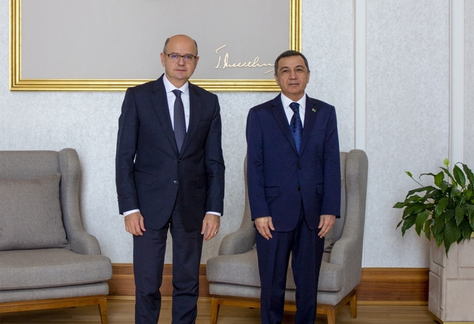 Azerbaijan’s Energy Minister meets with Turkmen ambassador