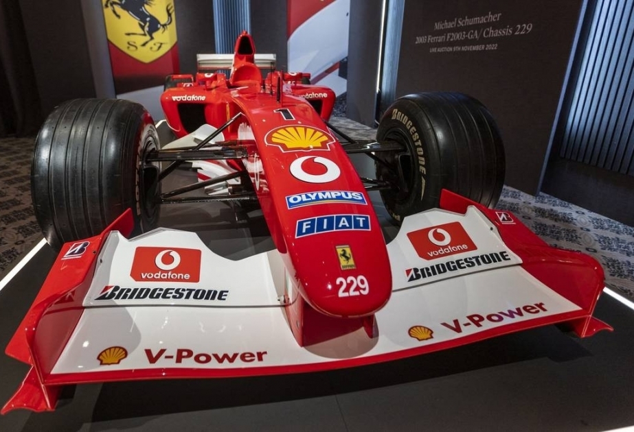 Michael Schumacher Ferrari F2003 fetches whopping $13m at auction
