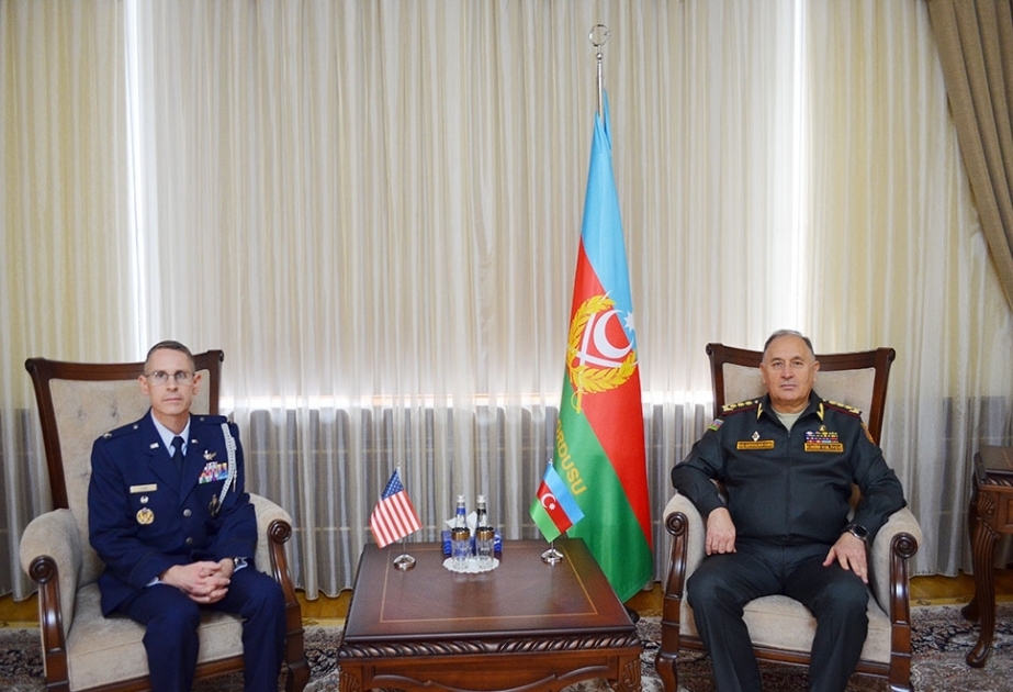 Начальник Генерального штаба Азербайджанской армии встретился с военным атташе США