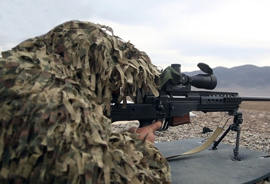 Sniper training course held in Azerbaijan Army VIDEO
