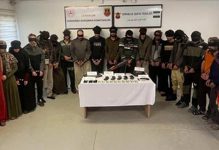 Türkiye arrests 18 YPG/PKK, Daesh/ISIS terrorists in northern Syria