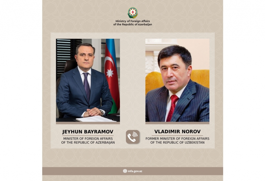 مكالمة هاتفية بين وزير الخارجية الاذربيجاني ووزير الخارجية الاوزبكي السابق