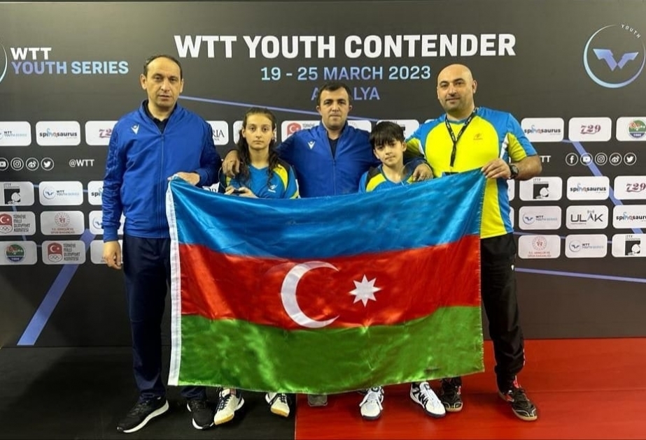 Stolüstü tennisçilərimiz Antalyada daha bir medal qazanıblar
