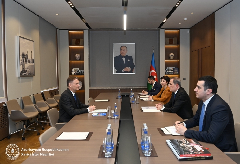 FM Jeyhun Bayramov meets with Head of CoE Office in Azerbaijan