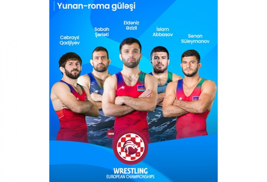 Yunan-Roma güləşi üzrə millimiz Avropa çempionatında üç medal qazanıb